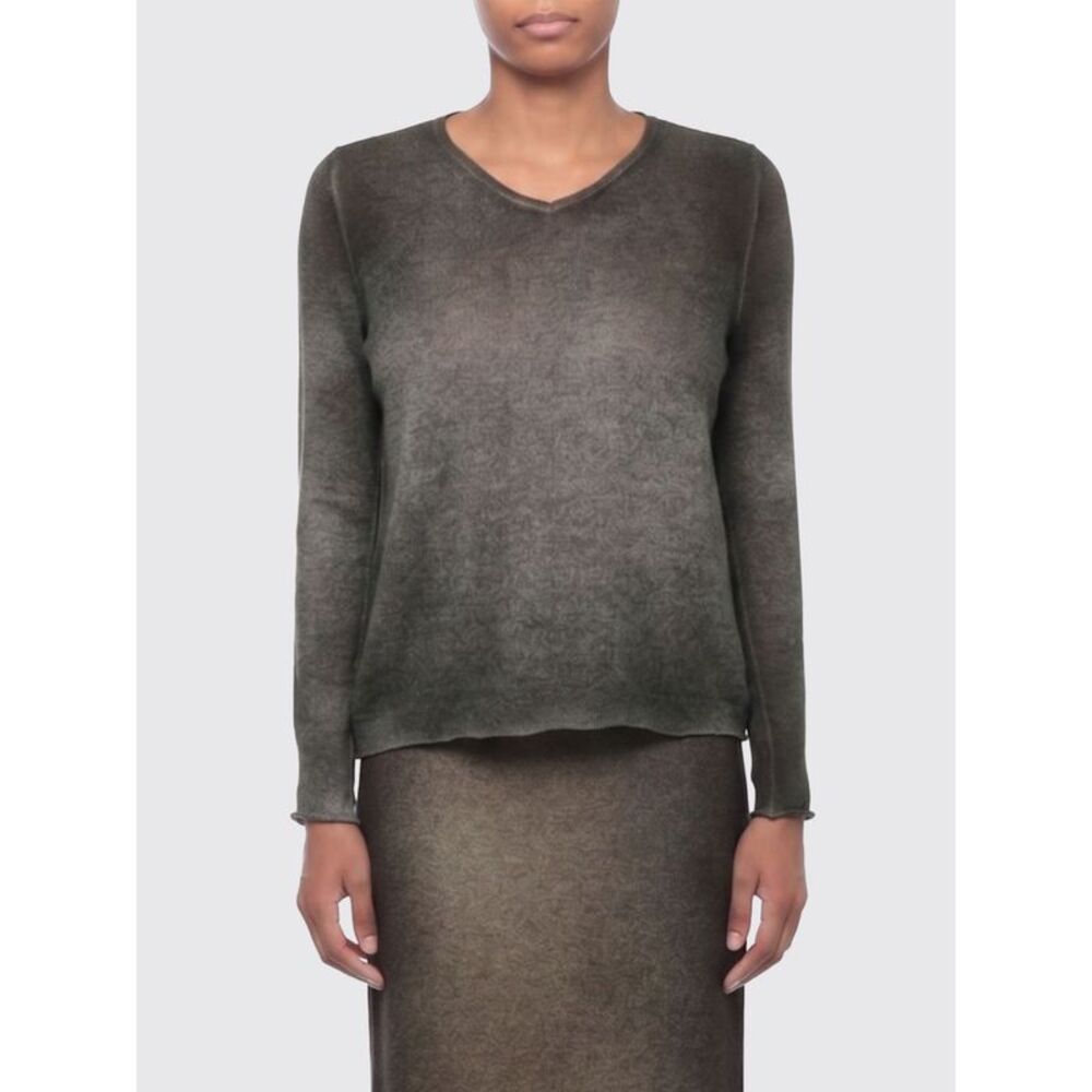Avant Toi Women Avant Toi Abstract Pattern V-Neck Jumper In Pure Cashmere